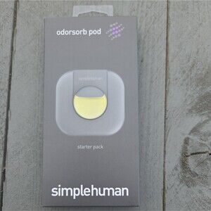 2PK SimpleHuman Odorsorb Pod Starter Pack 1 Holder + 2 Pods – Odor Neutralizer